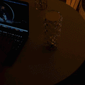 Crystal Rose Lamp
