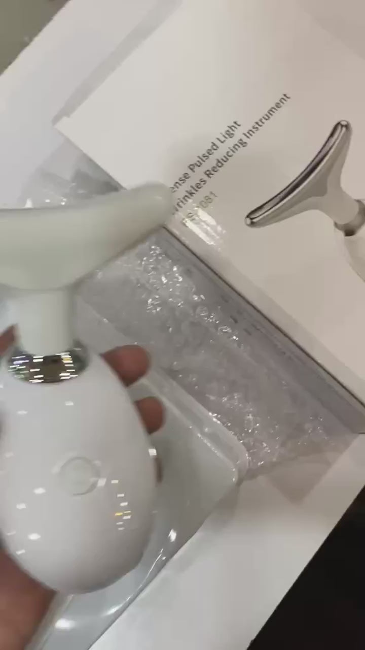 LED Photon Therapy Neck & Face Massager